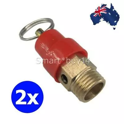 AU 1/4'' BSP Air Compressor Safety Release Valve Pressure Relief Regulator X2 • $9.23