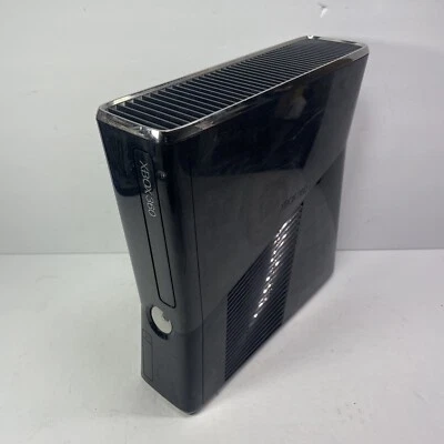 $34.99 • Buy Microsoft Xbox 360 S Console ONLY No Hard Drive **DISC TRAY ONLY GOOD SIDEWAYS**