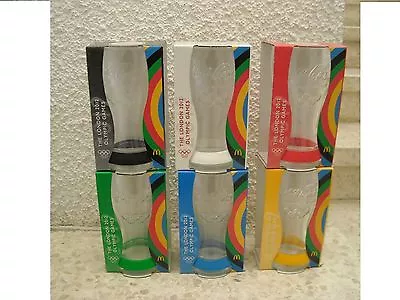 Coca Cola -the London 2012 Olympic Games-complete Set- Mc Donald's Cyprus Glass. • $159.99