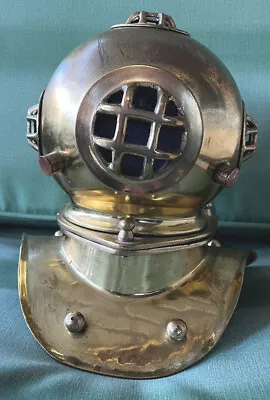 Submariner Rolex Display Vintage Diver Helmet Brass     Free Shipping • $189