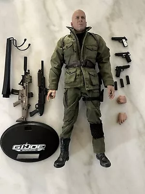 HOT TOYS G.I. JOE Retaliation JOE COLTON BRUCE WILLIS MMS206 1/6 NEW MAILER Open • $179.95