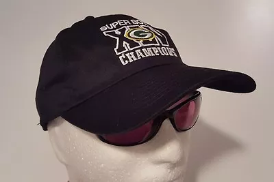 NFL Green Bay Packers Super Bowl XLV Champions Adjustable Black Hat Cap  • $10.95