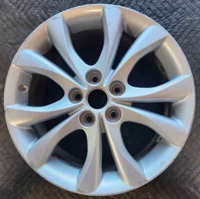 17  MAZDA3 FACTORY OEM SILVER ALLOY WHEEL RIM 2010-2012 17x7 • $180