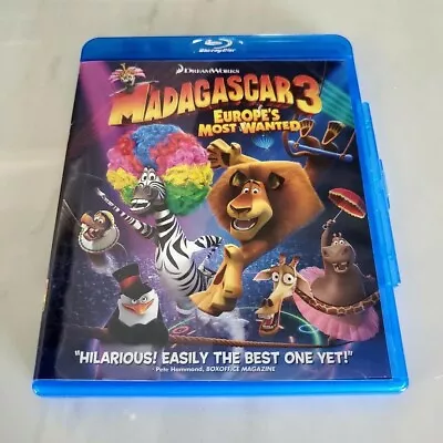 Madagascar 3: Europe's Most Wanted - Blu-ray - Dreamworks - RE • $9.95