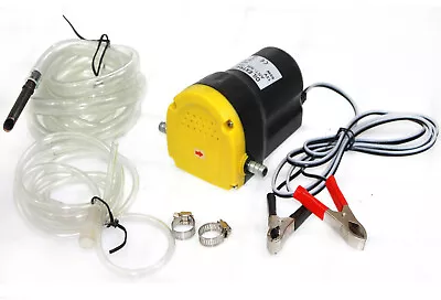 Oil Diesel Extractor Scavenge Suction Transfer Pump 12V DC Motor W/Hoses • $32.39