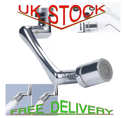 Faucet Accessory Rotating Multifunctional Extension - Brand New Home Kitchen Tap • £13.95