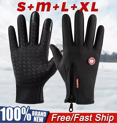 Thermal Windproof Waterproof Winter Gloves Touch Screen Warm Mittens Men Women • $4.99