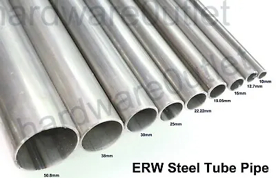 £2.09 • Buy ERW Mild Steel Round Tube Pipe Bandsaw Cut UK Supplier Bespoke Specials To Order