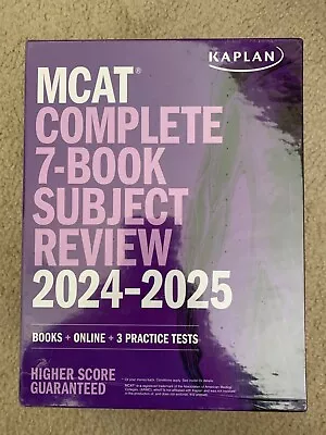 MCAT Self-Study Toolkit 2024-2025 MCAT Complete 7 Book Set Online Practice Tests • $215