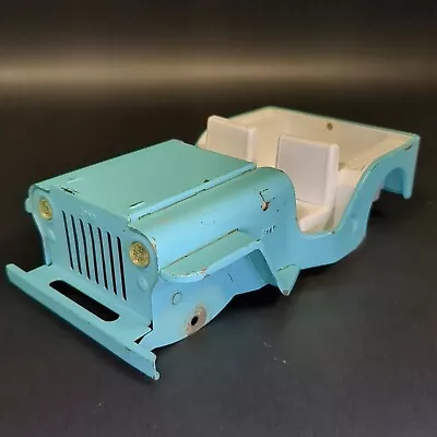 Tonka Turquoise Aquamarine Green Jeep Dispatcher Body No 200 1960's • $32.95