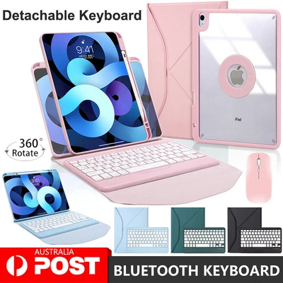 $26.99 • Buy Smart Case & Bluetooth Keyboard Cover For IPad 9/8/7/6th Gen Air 5/4/3 Pro 10.5