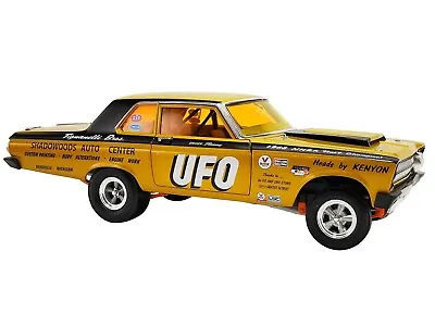 1965 Plymouth Awb  Ufo  Gold 1/18 Diecast Model Car By Acme A1806509 • $139.95