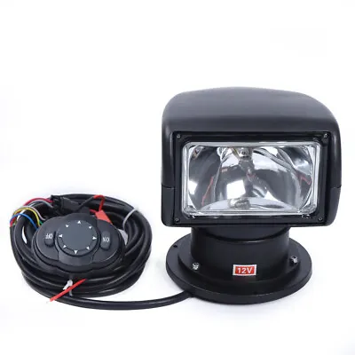 100W Marine Spotlight Offroad Truck Car Boat Search Light 12V W/ Remote Control • $79.80