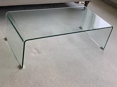 Habitat Waterfall Glass Coffee Table • £90