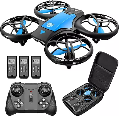 Mini Drone For Kids Hand Operated RC Quadcopter With 3 Batteries Longer Flight T • £39.87