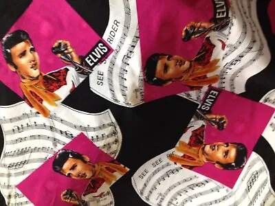 Elvis Presley Sheet Music Fabric. OOP • $8.99
