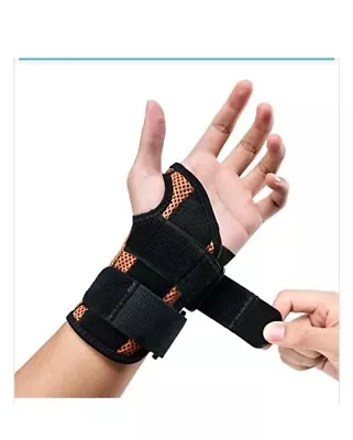 Wrist Supports Daytime Flexible Wrist Splints For Carpal Tunnel Syndrome RH S/M • £5.50