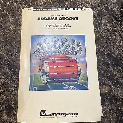 Addams Groove Arr Tim Waters. Hal Leonard Marching Band Series • $7.50