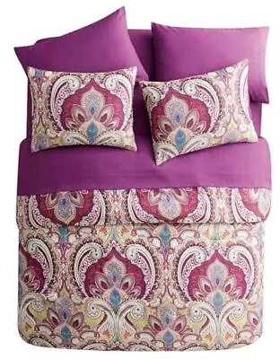  AliciaBohemian Paisley 8 Piece Bed-In-A-Bag Comforter Set Multi King • $85.20