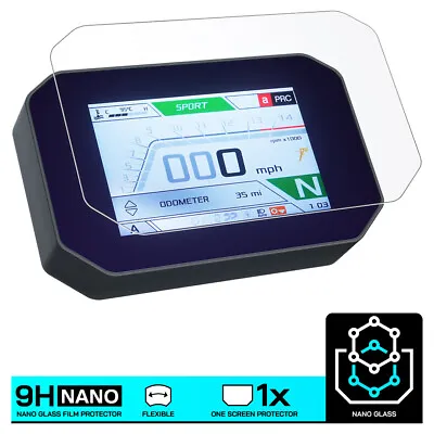 MOTO GUZZI STELVIO (2024-) NANO GLASS Dashboard Screen Protector • $15.99
