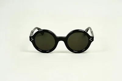 New Sunglasses LESCA LUNETIER Mod By F. Brown Hil Col: Black Len : Grey • $471.42