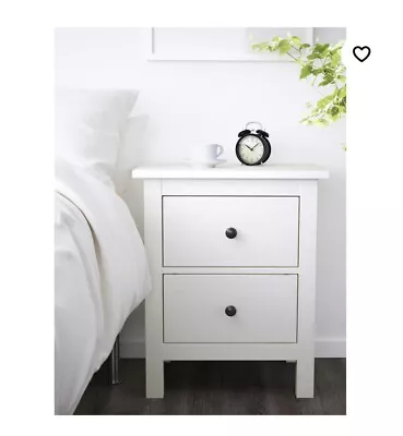 2 X IKEA Hemnes Bedside Tables With Drawers. A Matching Pair • £85