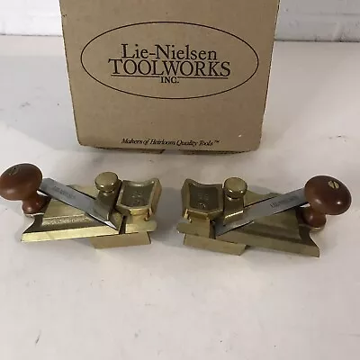 Lie-Nielsen Toolworks Side Rabbet Plane Set No. 98 & No. 99 L-N 98/99 Vintage • $350