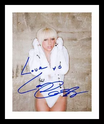 Lady Gaga Autograph Signed & Framed Photo • £19.99