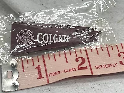 Vintage Gummed Label Lot 1960s Colgate University College Pennant Stickers Mini • $9.99