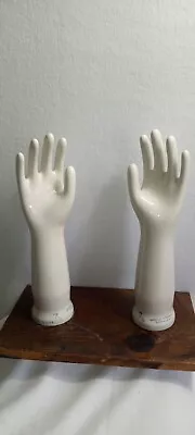 Vintage Porcelain Glove Display 15 1/2 In Tall • $100