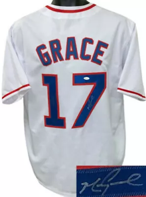 Mark Grace Signed White TB Custom Stitched Baseball Jersey XL- JSA ITP Hologram • $123.95