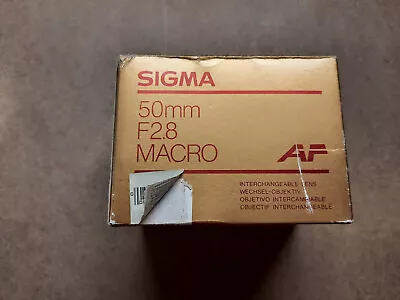 Sigma 50mm 1:2.8 Macro Lens - EF Mount • $39