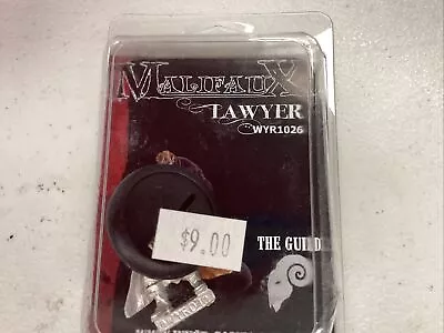 Malifaux Blister Guild Lawyer (NIB) • $14.99