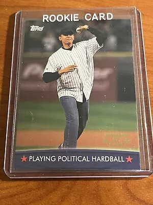 Rare *Gold* Foil Barack Obama 2008 Topps #25 Rookie Baseball Card Hardball RC SP • $34.99