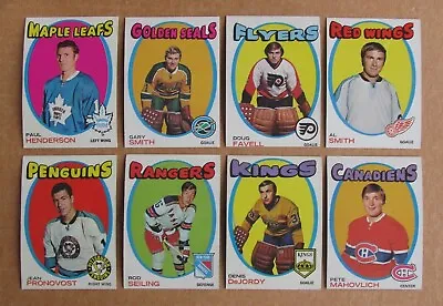 1971-72 Topps Hockey Card Singles Complete Your Set Pick Choose Updated 3/13 • $2.19