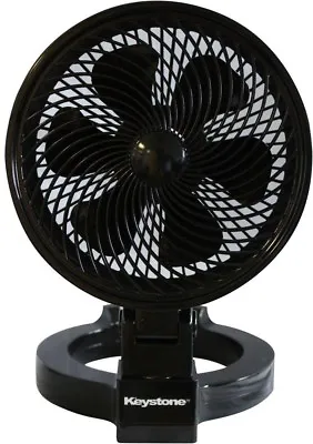 7 In. Convertible Fan Black Folding Wall Mount Desk Compact Small Air Circulator • $24.99