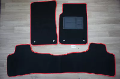 Car Floor Mats Custom Made Front & Rear W/Red Edging For Holden Commodore VE • $99