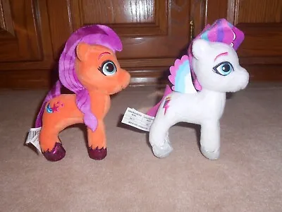 New My Little Pony 6  Plush Set Of  Zipp & Sunny Starscout • $10