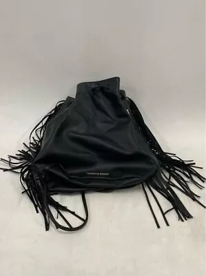 Victoria Secret Black Leather Backpack Purse • $9.99