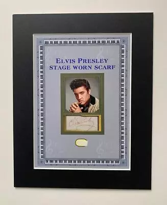 Elvis Presley #a  Personally Owned & Worn Concert Scarf Swatch Loa & Free Gifts • $36.08