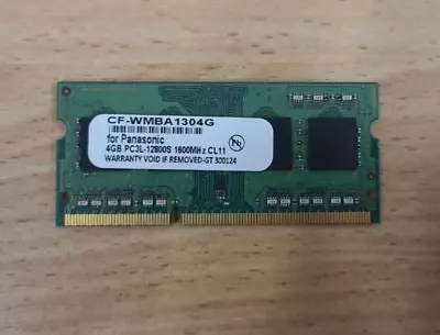 Panasonic Toughbook 4GB (or 8GB KIT) DDR3 SODIMM Upgrade • $28