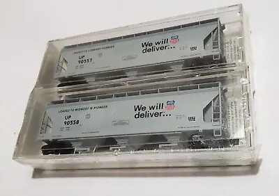 NOS Micro-Trains Line UNION PACIFIC Midwest 'N' Pioneer N Scale Hopper Car Set • $67.95