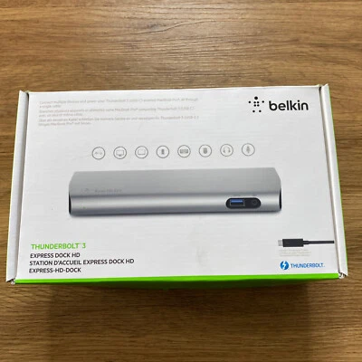 £118 • Buy Belkin Thunderbolt 3 Express Dock HD For Apple Macbook Pro