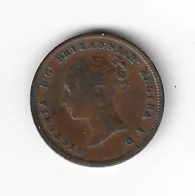 Queen Victoria Young Head Copper Half Farthing 1/4d 1839 Coin • £28