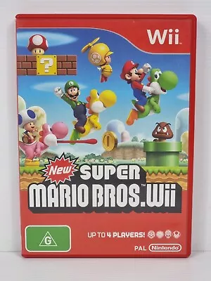 New Super Mario Bros Nintendo Wii PAL -  AUS Free Post • $29.99