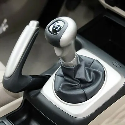 Fit Honda Civic 2006 -2011 5 Speed Manual PU Gear Shift Knob Shifter With Boot • $20.99