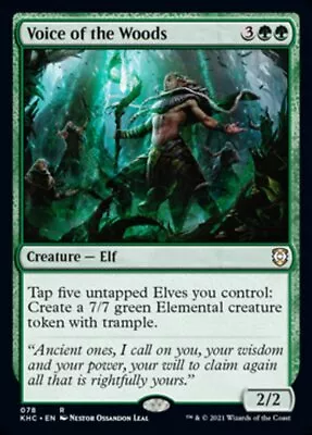 Voice Of The Woods [Kaldheim Commander] Magic MTG • $1.35