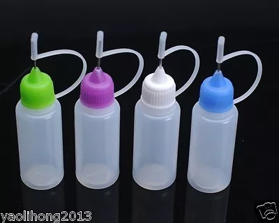 10PCS 5ML Empty Plastic Squeezable Liquid Dropper Bottles Needle  LDPE • $5.40