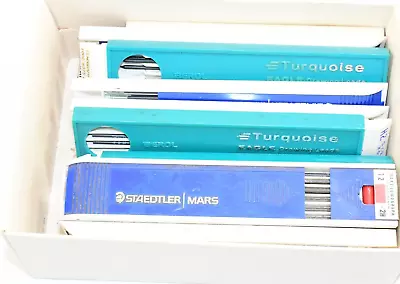 Mix Lot VINTAGE Turquoise Eagle Staedtler Mars  Drawing Drafting Leads • $14.49