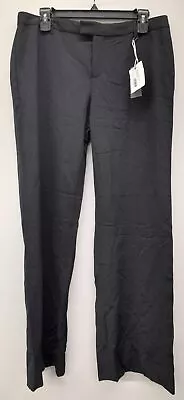 Martin + Osa Women's Office Tapered Wide Leg Lined Black Size 10 Pants • $24.99